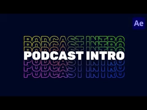 • Free Tamplate • ( Videohive Podcast Intro ) • After Effects •