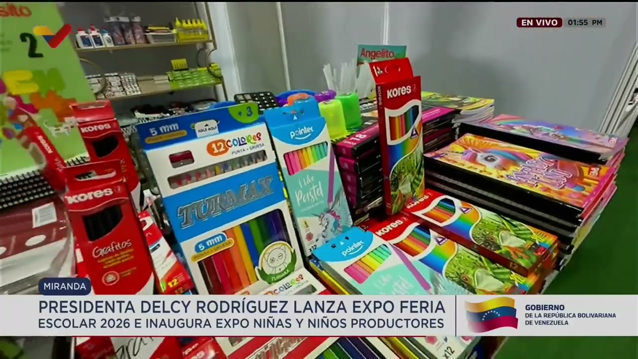 Delcy Rodríguez inaugura Expoferia Escolar 2026 este 21 de agosto de 2026