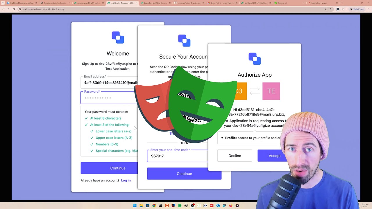 Test user signup OTP and MFA with the Playwright recorder thumbnail