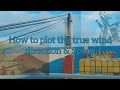 How To Plot True Wind Direction If The Ship Is Moving Or Underway