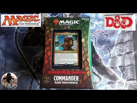 I open the deck commander Draconic Rage, Dungeons and Dragons, Magic The Gathering