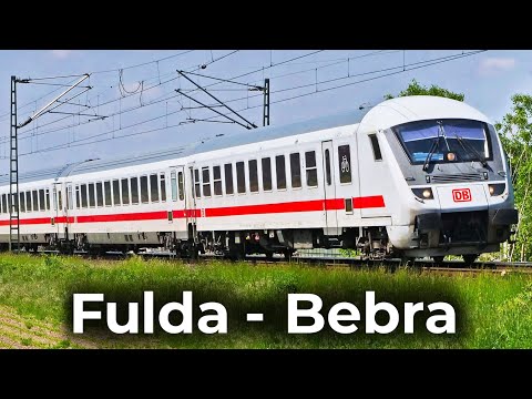 InterCity Steuerwagen im Fuldatal | 4K Führerstandsmitfahrt: Fulda – Bebra | BR 101 & IC Steuerwagen