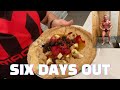 6 DAYS OUT - ALL MEALS EATEN AND INSANE 4AM LEG WORKOUT!