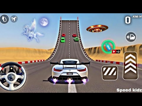 Super Crazy Mega Ramp GT Car Racing Extreme Car Stunts Master Driving: Android Gameplay 