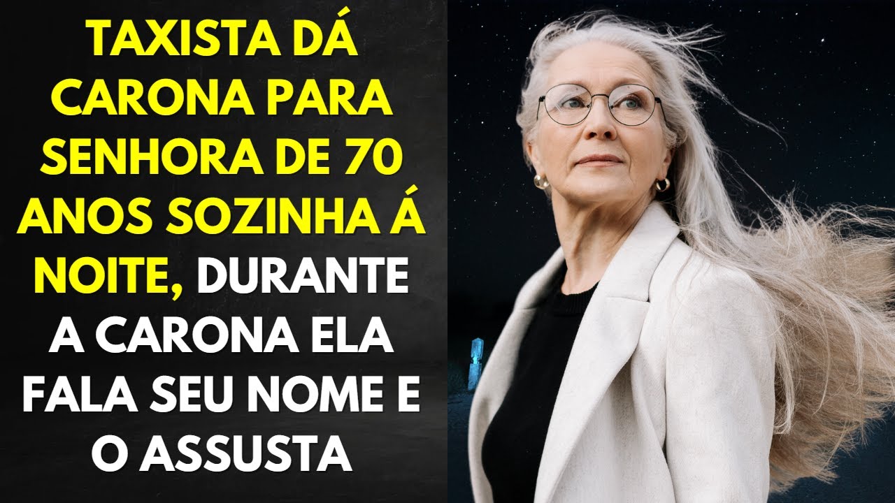 Taxista Dá Carona a Senhora de 70 Anos Sozinha à Noite. No Carro Ela Fala Seu Nome e o Assusta