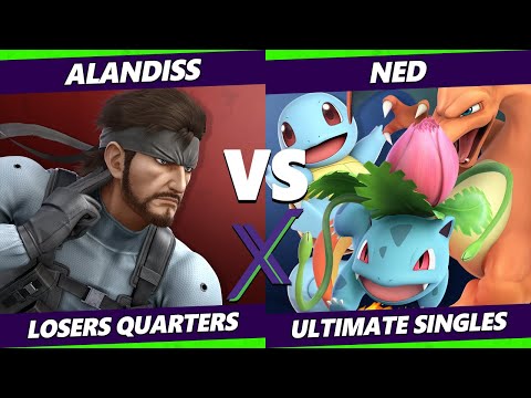 S@X 401 Online Losers Quarters - AlanDiss (Snake) Vs. Ned (Pokemon Trainer) Smash Ultimate - SSBU