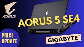 GIGABYTE AORUS 5 SE4 | PC GAMING LAPTOP | PRICE UPDATE 2023 | SEPT-OCT 2023
