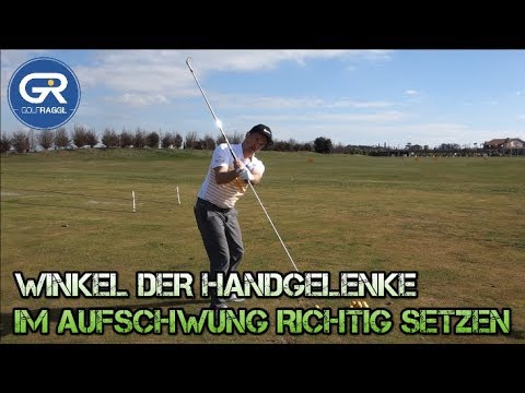 SETTING THE ANGLE OF THE WRISTS IN THE UPSWING - GOLF SWING TECHNIQUE