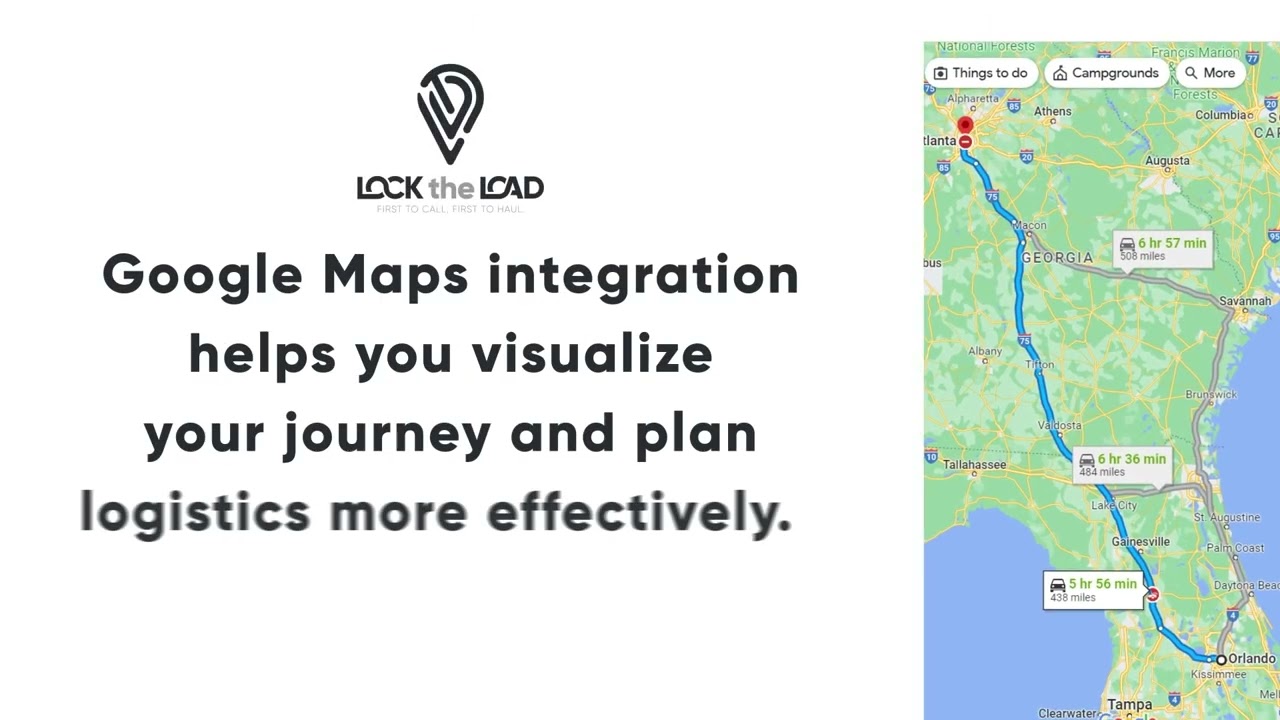 Integrate Your DAT Load Board with Google Map!