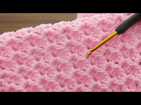 Wow? This super Easy Crochet Baby Blanket pattern is adorable! Crochet stitch perfect for beginners