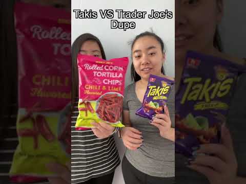Takis vs Trader Joe's Dupe Taste Test