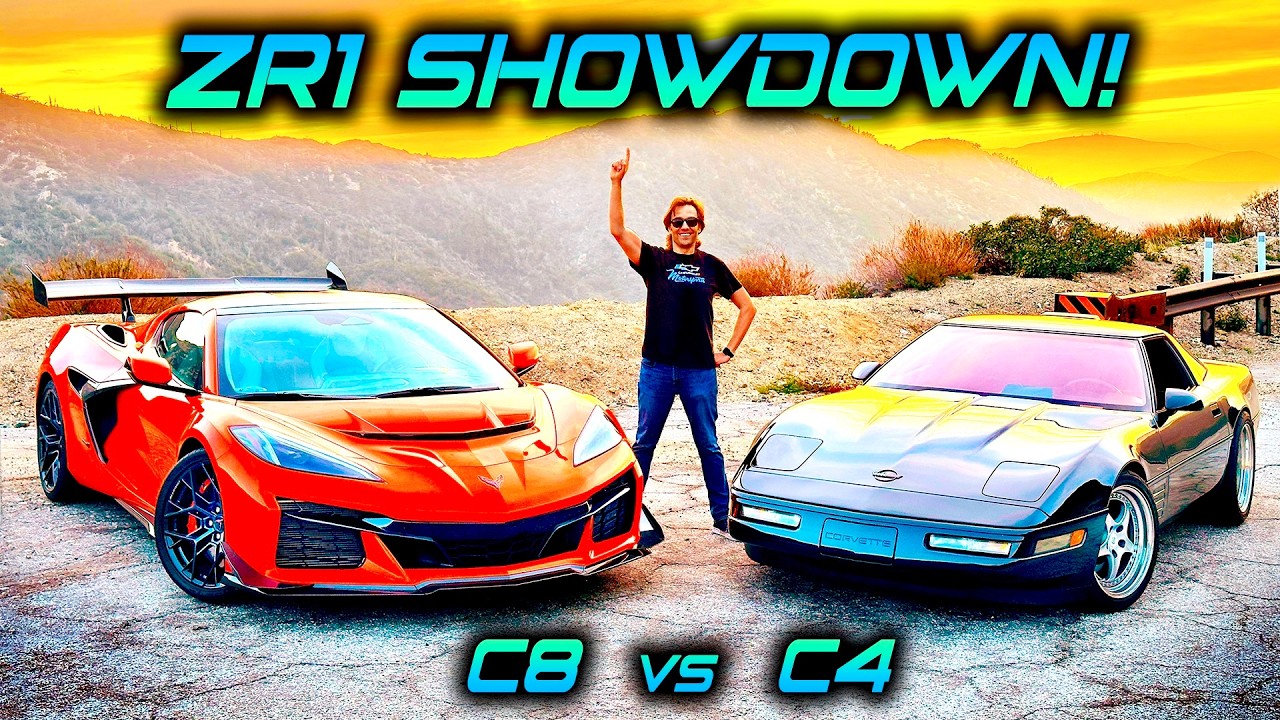 ZR1 Corvette Showdown: C4 vs C8!