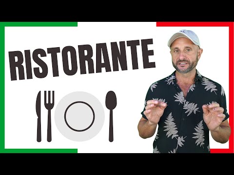 20 palavras em italiano para O RESTAURANTE - Aprenda vocabulário em italiano: IL RISTORANTE | Vídeo em italiano