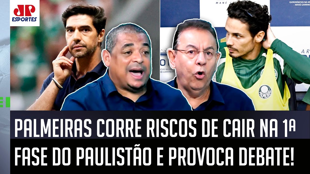 "É NA GOELA, MERMÃO! Se o Palmeiras for ELIMINADO na 1ª FASE do Paulistão..." OLHA esse BAITA DEBATE