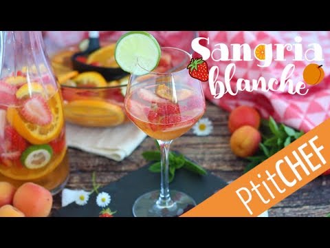 Recette de sangria blanche - Un cocktail au vin blanc pour l'apéritif - Ptitchef.com