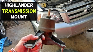 Toyota Highlander Transmission Mount removal replacement 2002 2003 2004 2005 2006 2007 2008