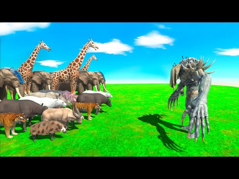 One Shot Scourge Vs Mammals - Animal Revolt Battle Simulator