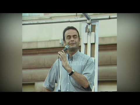 Protesta kundër importit të plehrave në Tiranë - (21 Qershor 2004)