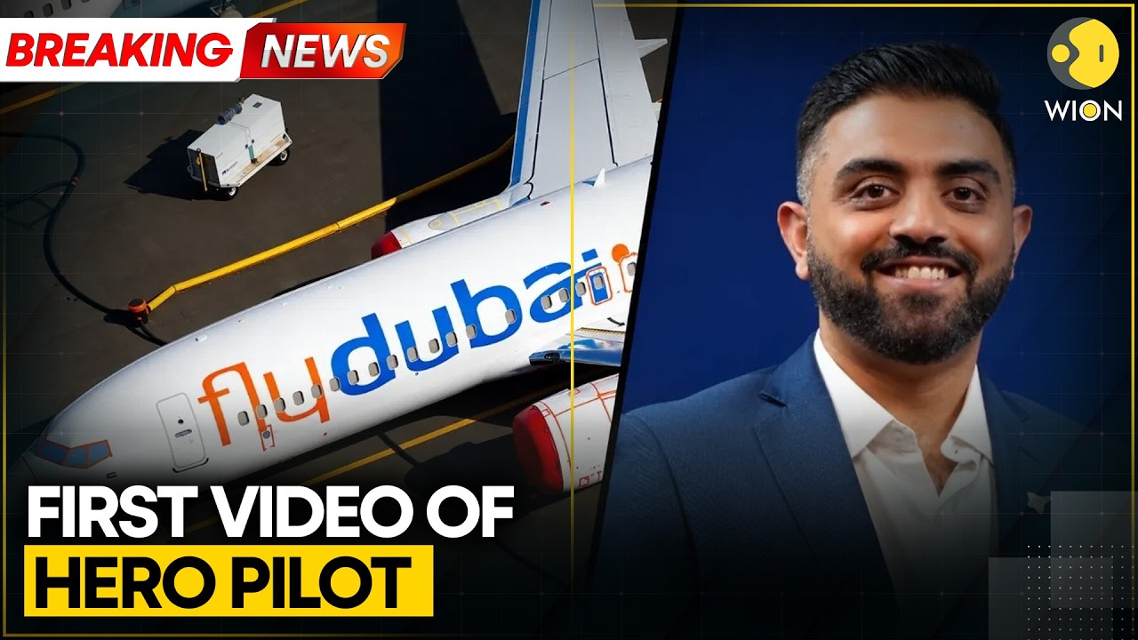 First Video of Hero Pilot, Terrifying Flydubai Hijack Attempt | WION BREAKING