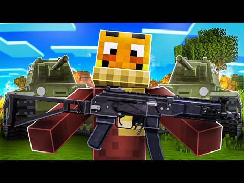 Minecraft, aber mit gigantischen SCHUSSWAFFEN