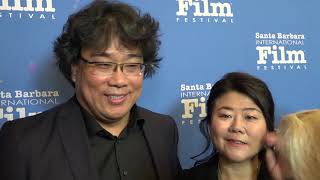 SBIFF 2020 - Bong Joon Ho & Lee Jung-eun Interviews video