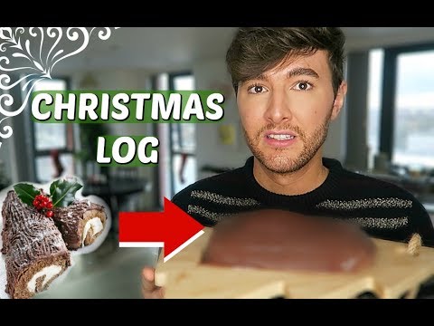 I Tried To Make A Christmas Log Cake...