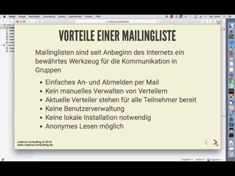 Mailinglisten für Schulen mit GNU Mailman