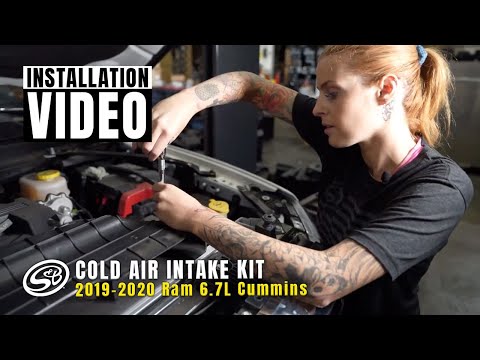 S&B Cold Air Intake for 2019-2022 Dodge Ram Cummins 6.7L (Dry Extendable Filter)