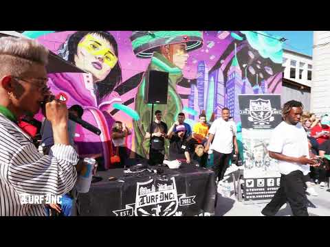 Gidnasty Best Alive Judge Showcase KING of TURFinc 10 year anniversary #dancebattle #turfin