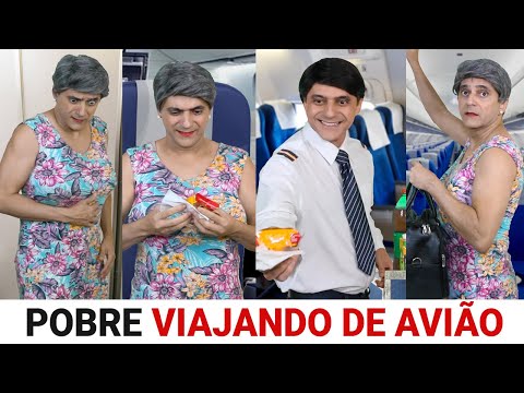 POBRE Viajando de Avião - Parte 2