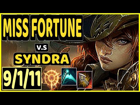 CATAN (MISS FORTUNE) vs SYNDRA - 9/1/11 KDA BOTTOM ADC CHALLENGER GAMEPLAY - KR