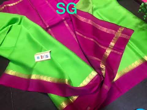 Pure Mysore silk sarees|Mysore silk sarees online|Viraja Fashionista