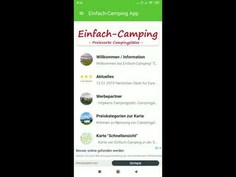 Simple-Camping App video