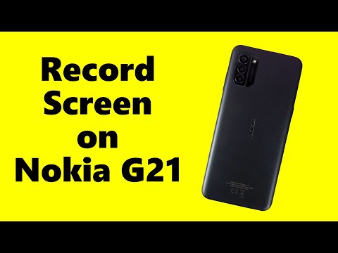 How to Record Screen on Nokia G21