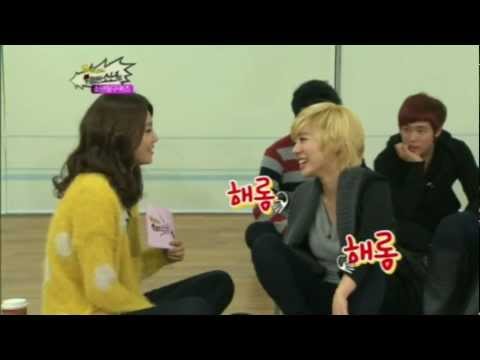 120122 SNSD - Cute & Funny cut, Sunny sliding