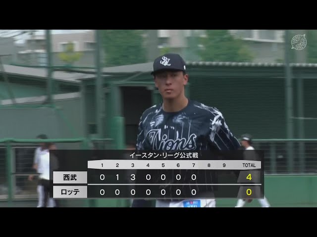 【ファーム】最後は3球三振!! ライオンズ・杉山遙希 7回4安打無失点の好投をみせる!! 2024年8月21日 千葉ロッテマリーンズ 対 埼玉西武ライオンズ