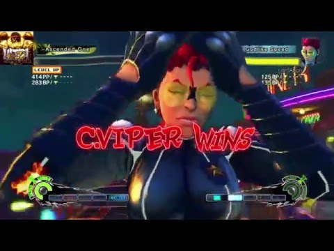 USF4 Maya aka C Viper (BackTurnedLegend) vs Ken