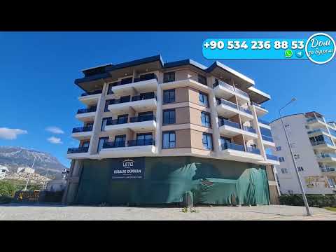 SUPER VIEW 1+1 AFFORDABLE APARTMENT IN ALANYA NEW PROPERTY IN TURKEY BY THE SEA