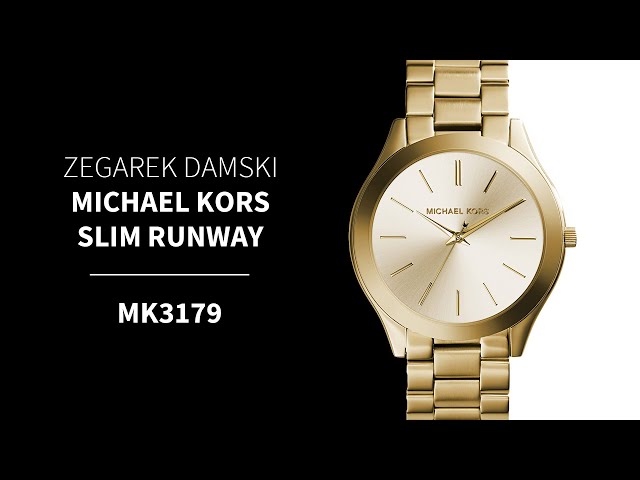 Michael Kors MK3179 - Slim Runway Watch 