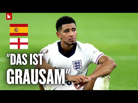 Video Thumbnail: Bellingham niedergeschlagen: "Heutzutage ist es so schwierig" | Spanien - England 2:1 | EM 2024