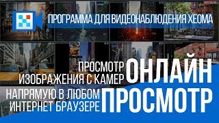 Сеть и онлайн просмотр в программе Xeoma