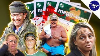 4 CASOS TRISTES de GANHADORES da MEGA-SENA #megasena
