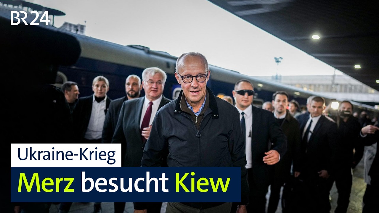 Ukraine-Krieg: Merz besucht Kiew | BR24