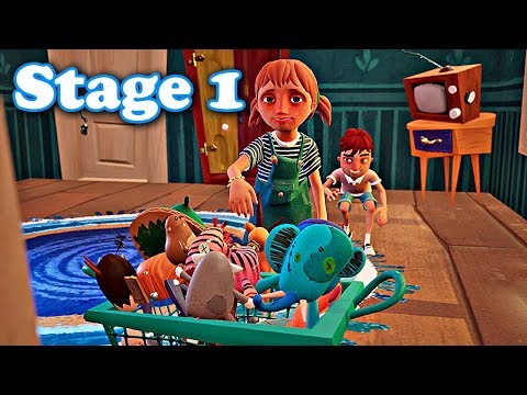 HELLO NEIGHBOR: Hide & Seek - Stage 1 Walkthrough | ALL Animal Toys Locations