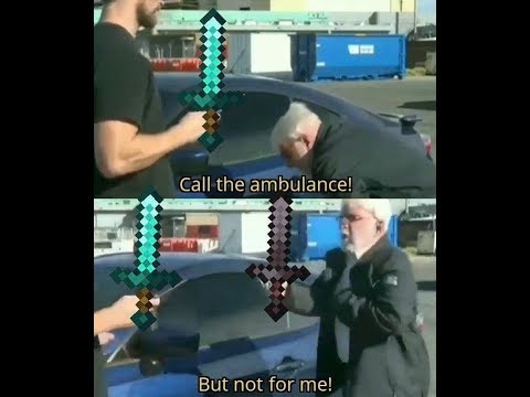 Netherite vs diamonds | Meme compliation V2!