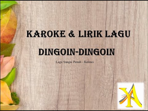 Karoke dan Lirik Lagu Dingoin Dingoin