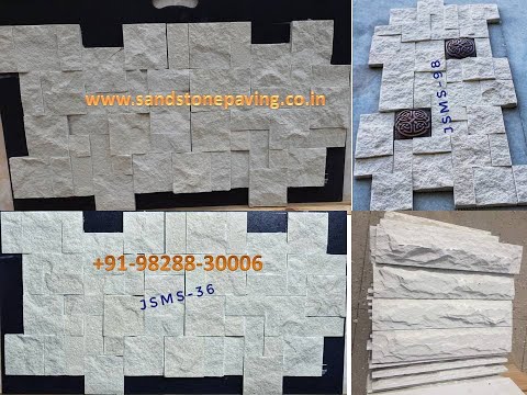 Light yellow cnc carving stone mosaic tiles, thickness: 10-1...