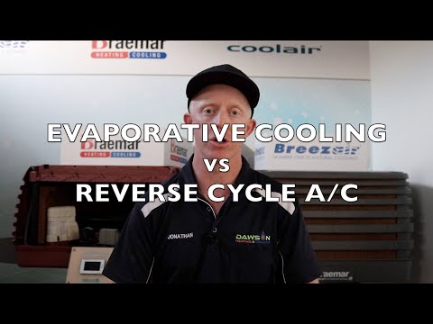 Evaporative Cooling vs Reverse Cycle Air Conditioning