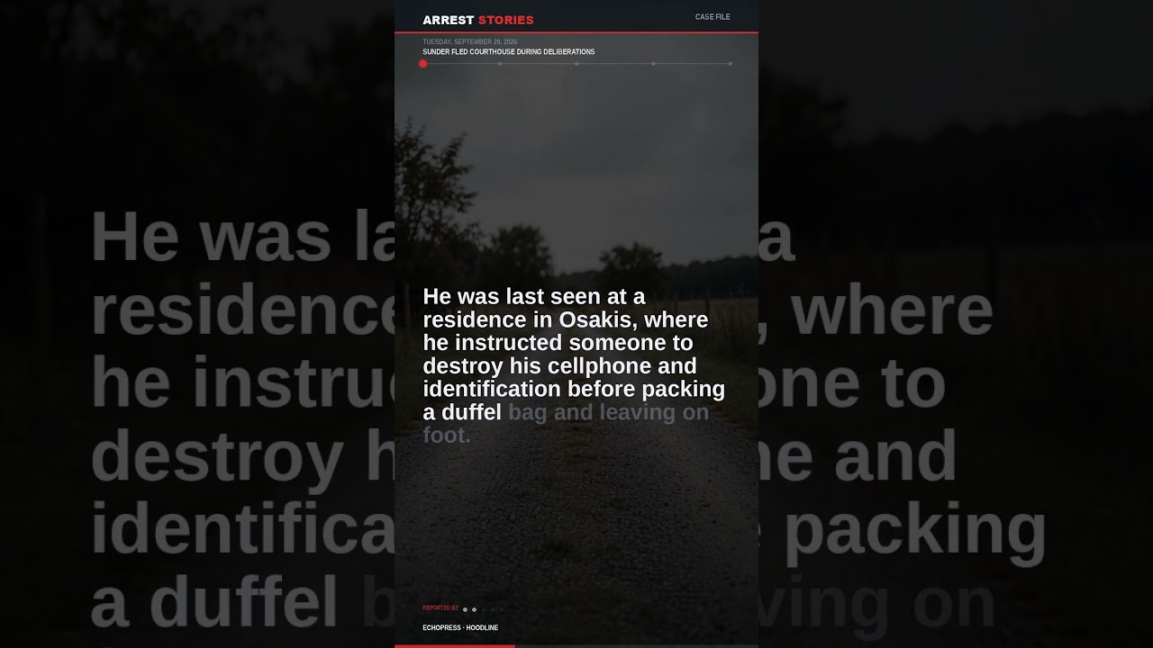 Eric Sunder Told Someone to Destroy His Cellphone Before Vanishing