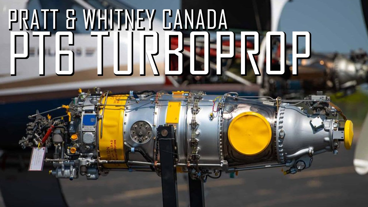 The best turboprop engine ever made, the Legendary PT6 from Pratt & Whitney Canada (No AI)